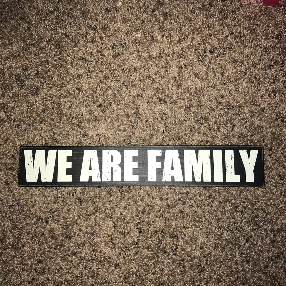 Wooden decor sign